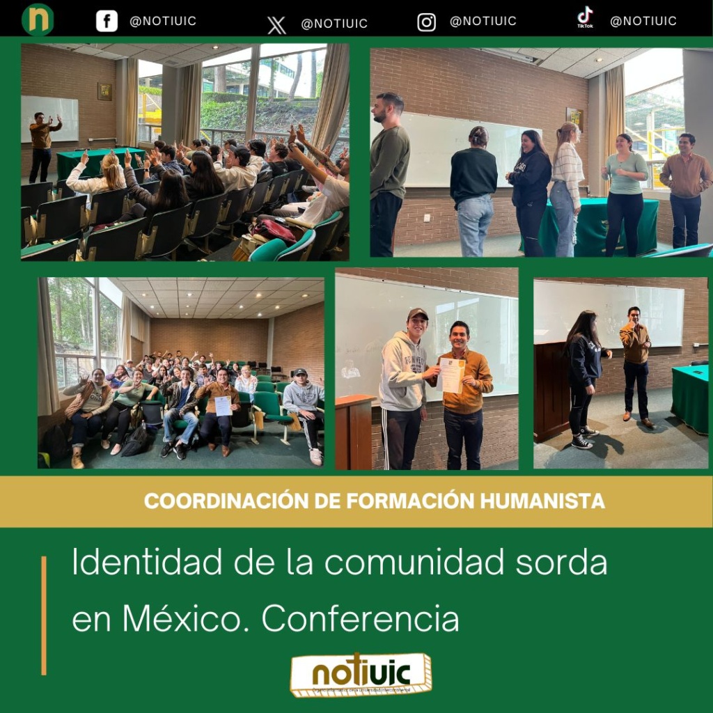 Identidad de la comunidad sorda en México. Conferencia Universidad