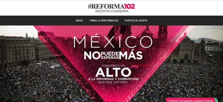 Coparmex invita a firmar la iniciativa ciudadana #Reforma102