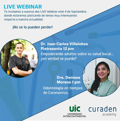 Curaden México presentó webinar para la Facultad de Odontología