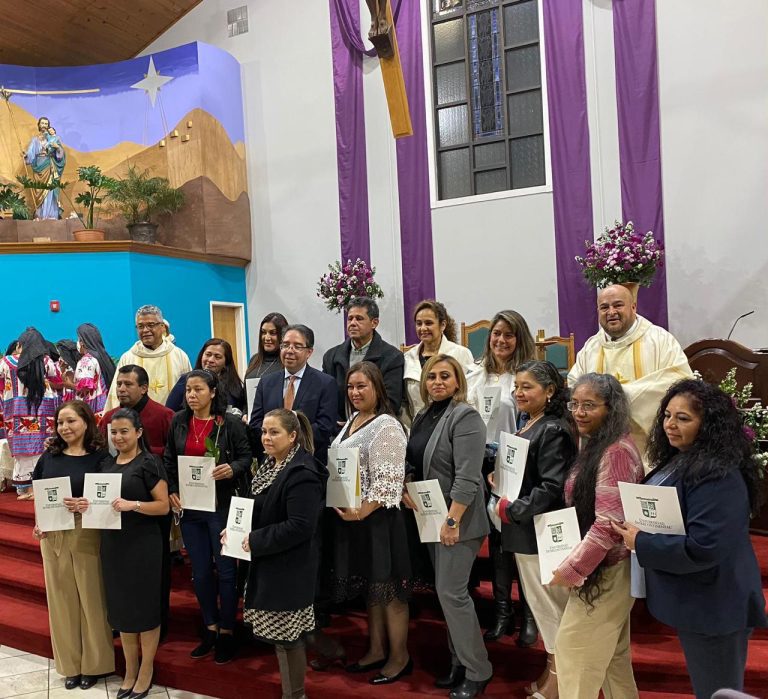 Entrega de diplomas del webinar “El Acontecimiento Guadalupano en América”