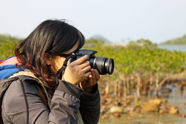 Female photographer