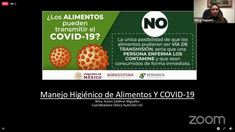 Manejo higiénico de los alimentos en tiempos de Covid-19