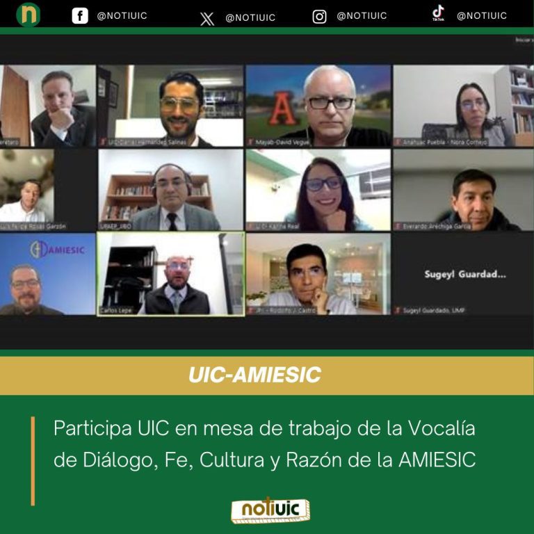 Participa UIC en mesa de trabajo de la Vocalía de Diálogo