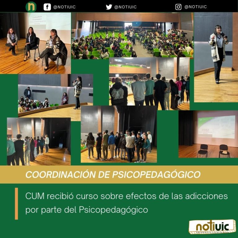 CUM recibió curso sobre efectos de las adicciones por parte del Psicopedagógico