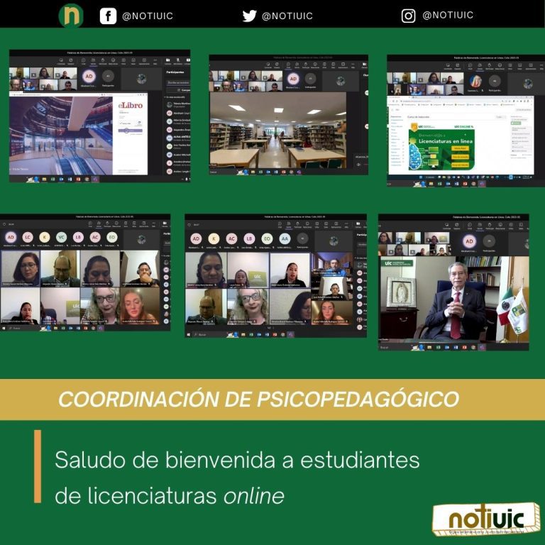 Saludo de bienvenida a estudiantes de licenciaturas online