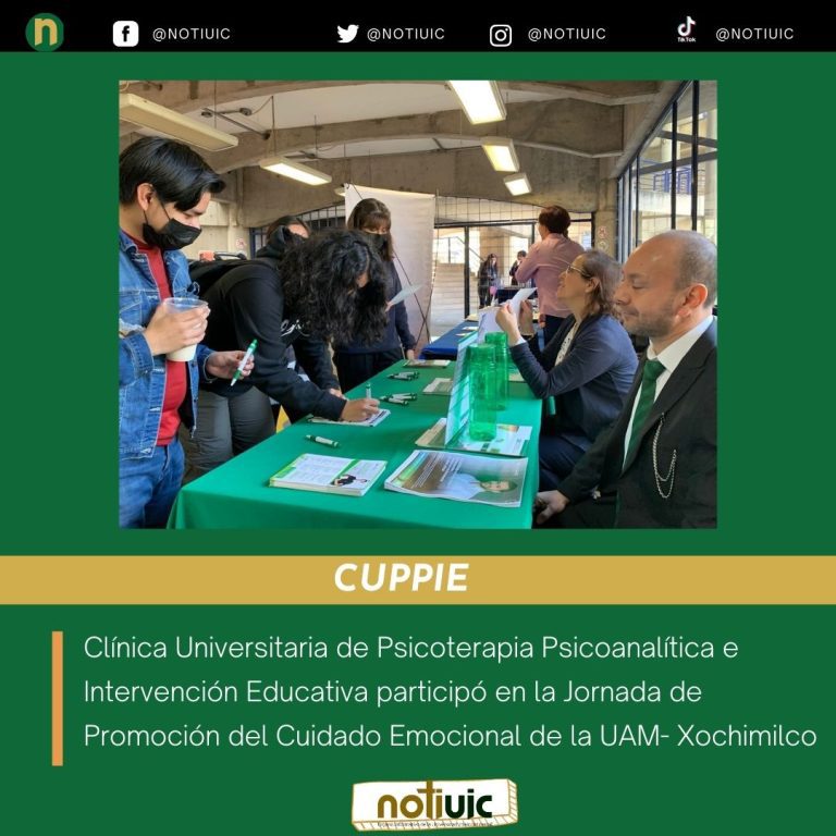 Clínica Universitaria de Psicoterapia Psicoanalítica e Intervención Educativa participó en la Jornada de Promoción del Cuidado Emocional de la UAM- Xochimilco