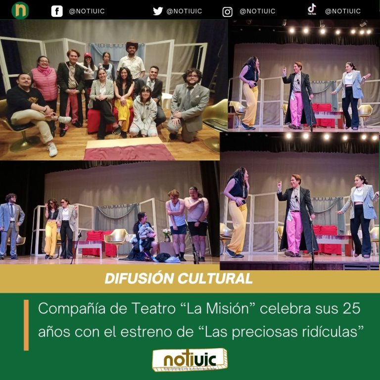 Compañía de Teatro “La Misión” celebra sus 25 años con el estreno de “Las preciosas ridículas”