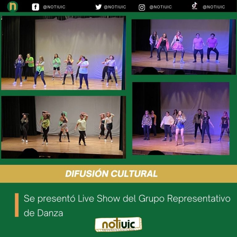 Se presentó Live Show del Grupo Representativo de Danza