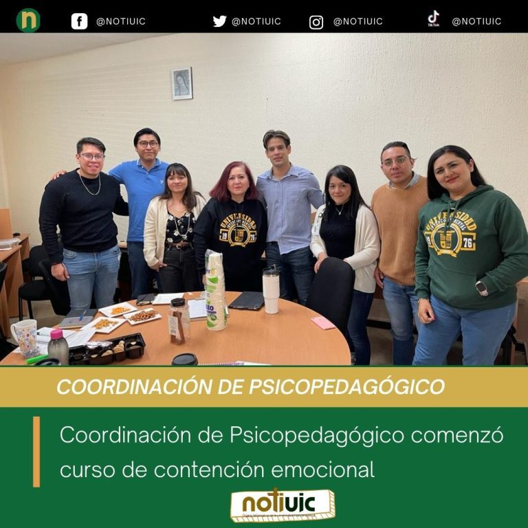 Coordinación de Psicopedagógico comenzó curso de contención emocional