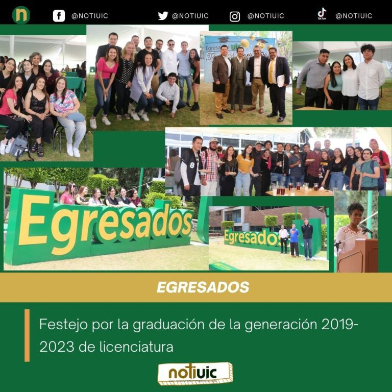 Festejo por la graduación de la generación 2019-2023 de licenciatura