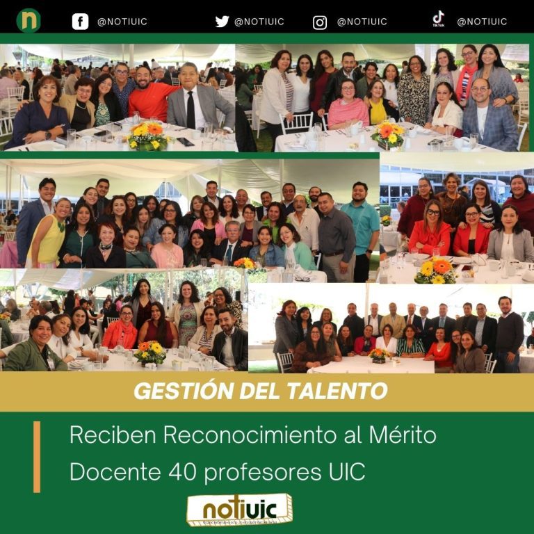 Reciben Reconocimiento al Mérito Docente 40 profesores UIC