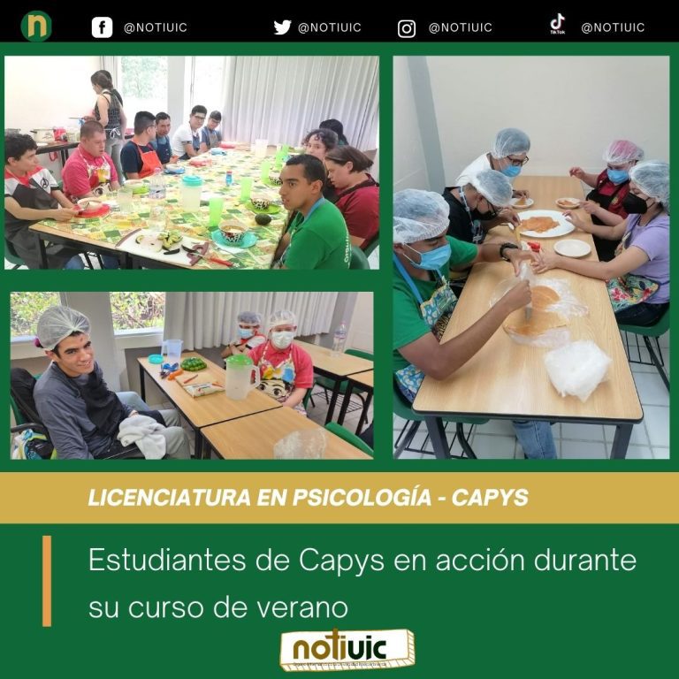 Estudiantes de Capys en acción durante su curso de verano