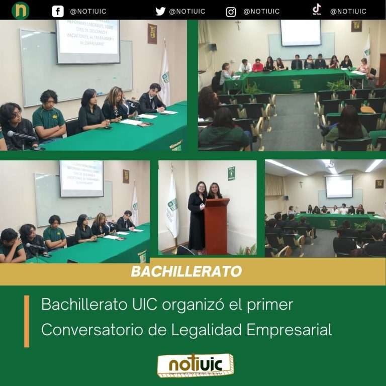 Bachillerato UIC organizó el primer Conversatorio de Legalidad Empresarial