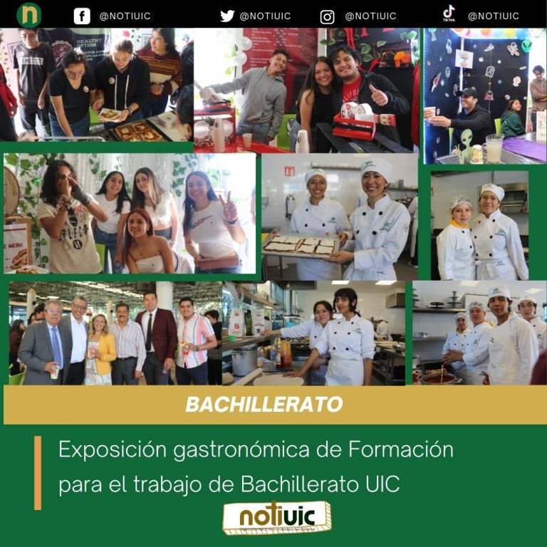 Exposición gastronómica de Formación para el trabajo de Bachillerato UIC