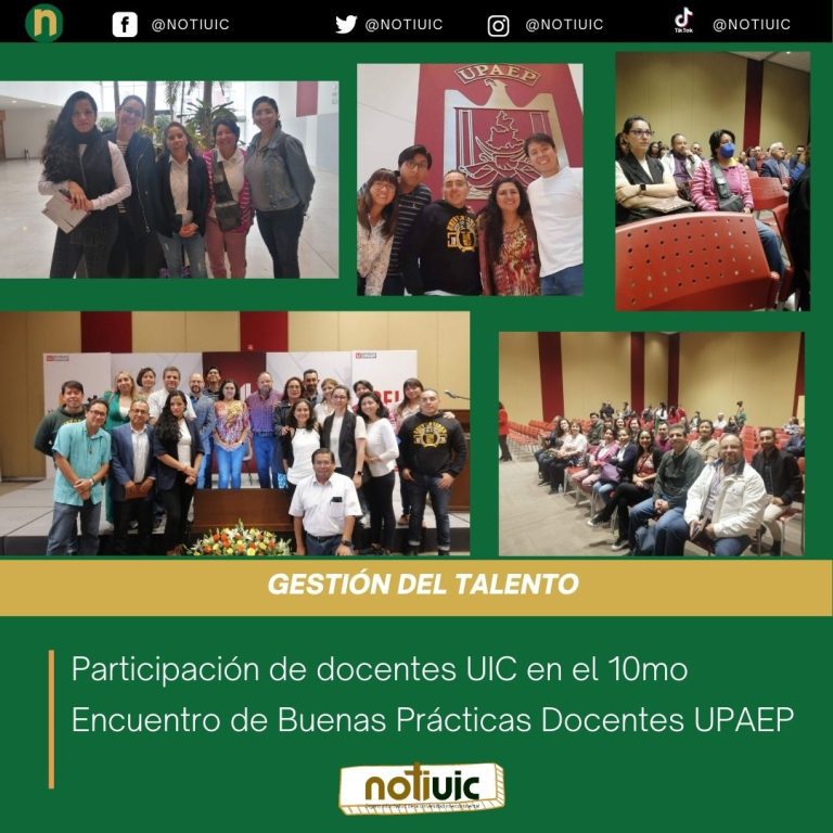 Participación de académicos UIC en el 10mo Encuentro de Buenas Prácticas Docentes UPAEP