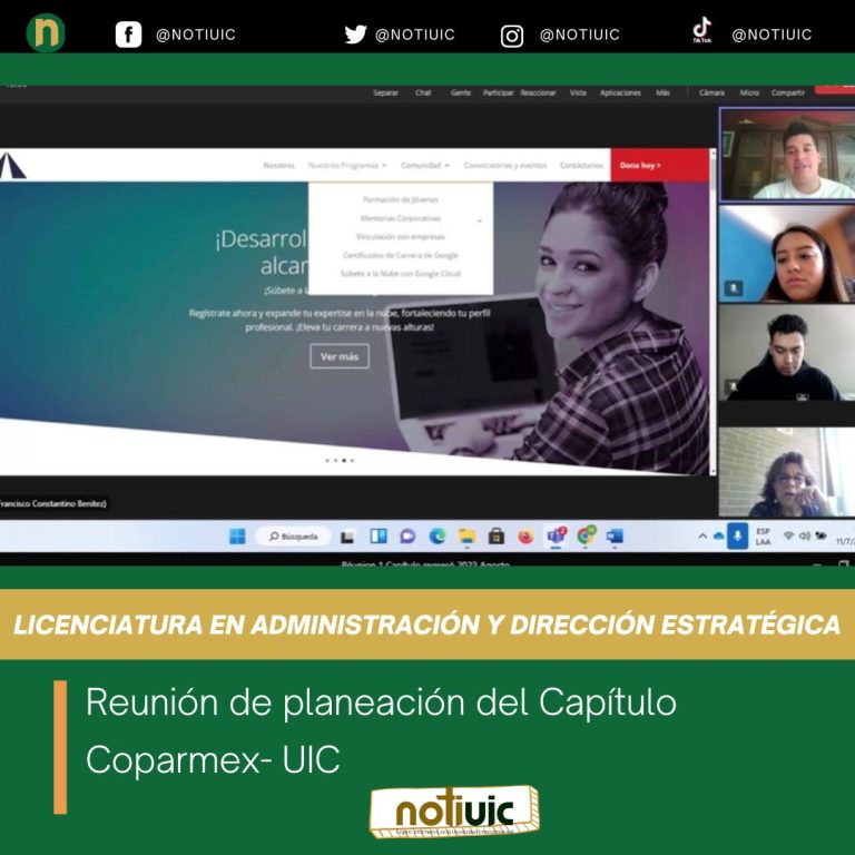 Reunión de planeación del Capítulo Coparmex- UIC