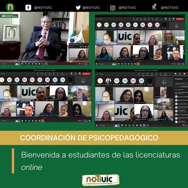 Bienvenida a estudiantes de las licenciaturas online