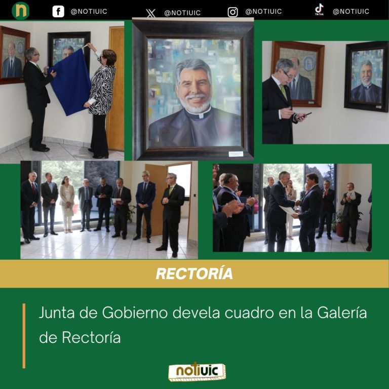 Junta de Gobierno devela cuadro en la Galería de Rectoría