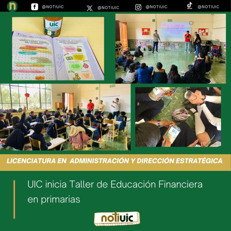 UIC inicia Taller de Educación Financiera en primarias