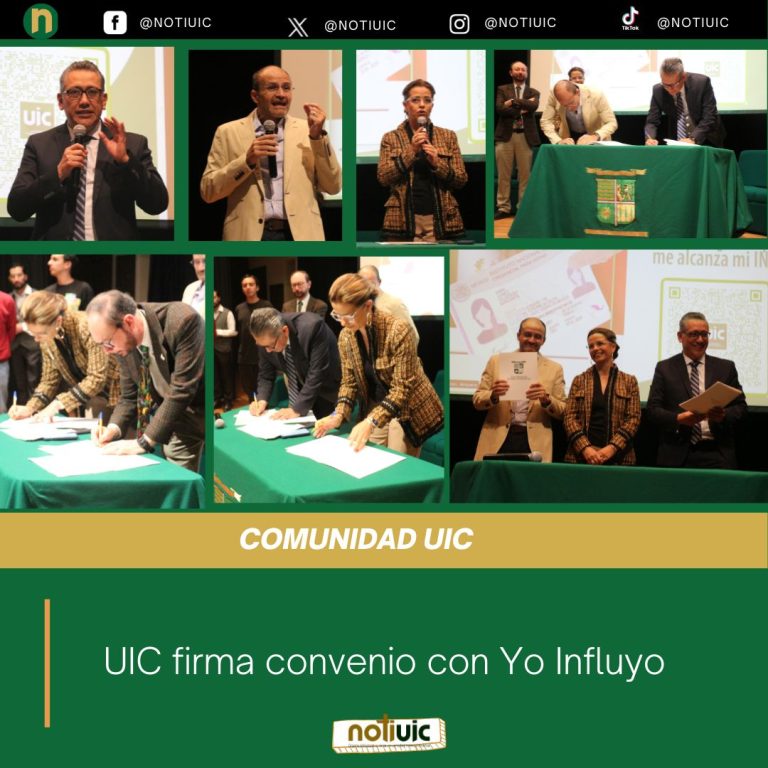 UIC firma convenio con Yo Influyo