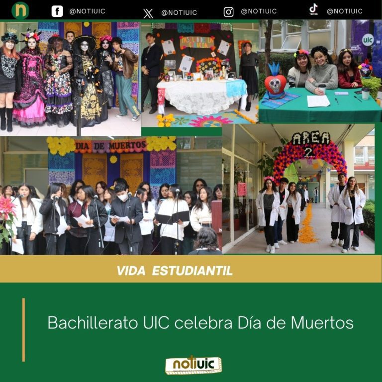 Bachillerato UIC celebra Día de Muertos