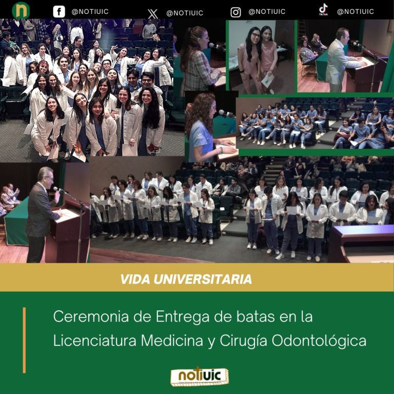 Ceremonia de Entrega de batas en la Licenciatura Medicina y Cirugía Odontológica