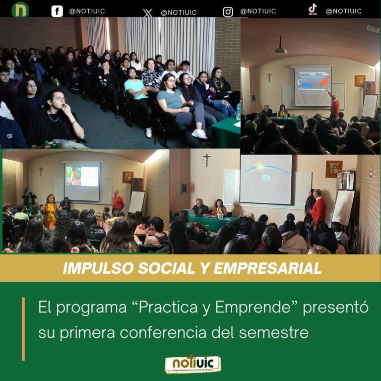 El programa “Practica y Emprende” presentó su primera conferencia del semestre