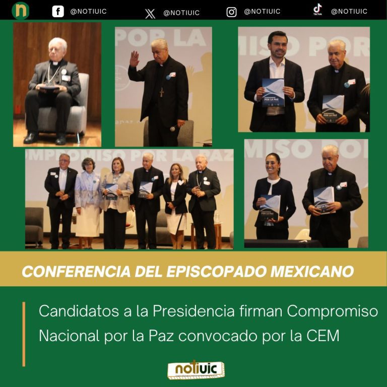 Candidatos a la Presidencia firman Compromiso Nacional por la Paz convocado por la CEM