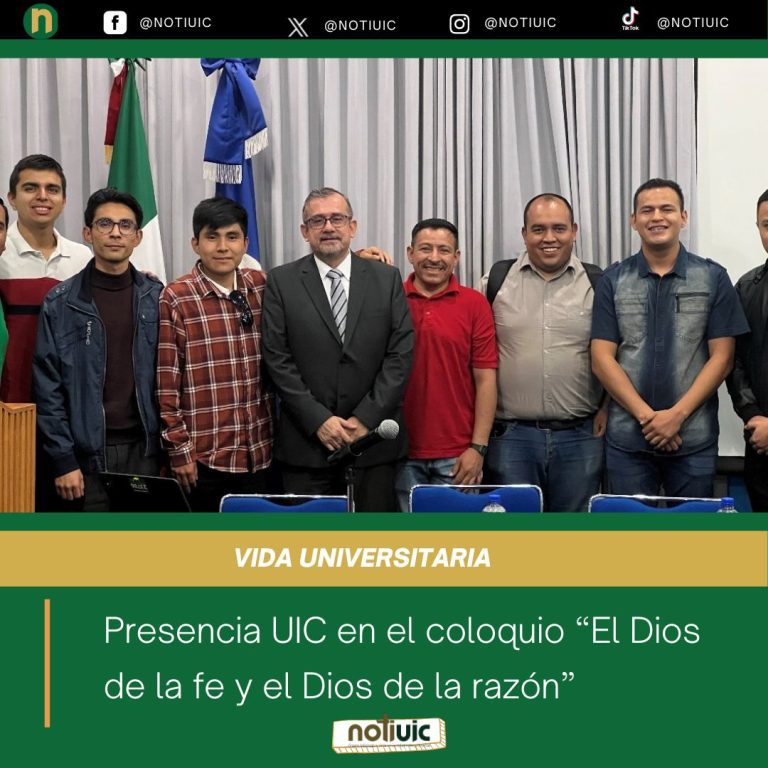 Presencia UIC en el coloquio “El Dios de la fe y el Dios de la razón”