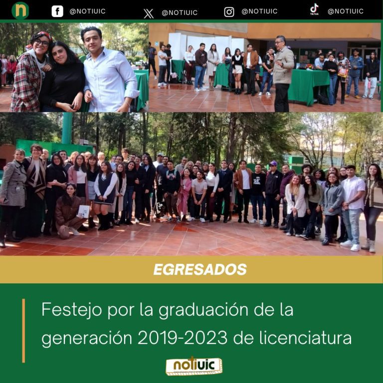 Festejo por la graduación de la generación 2019-2023 de licenciatura