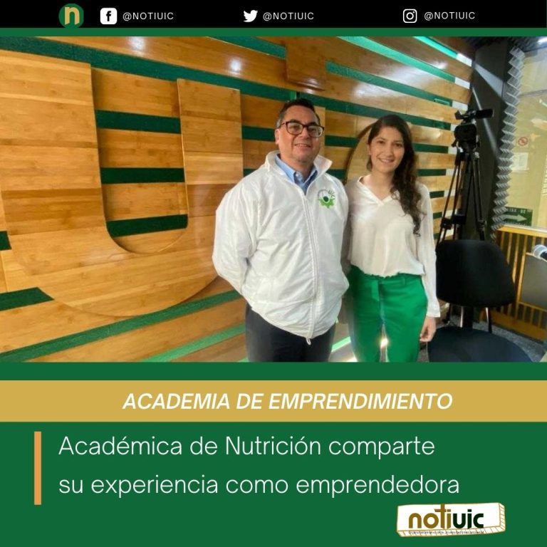 Académica de Nutrición comparte su experiencia como emprendedora