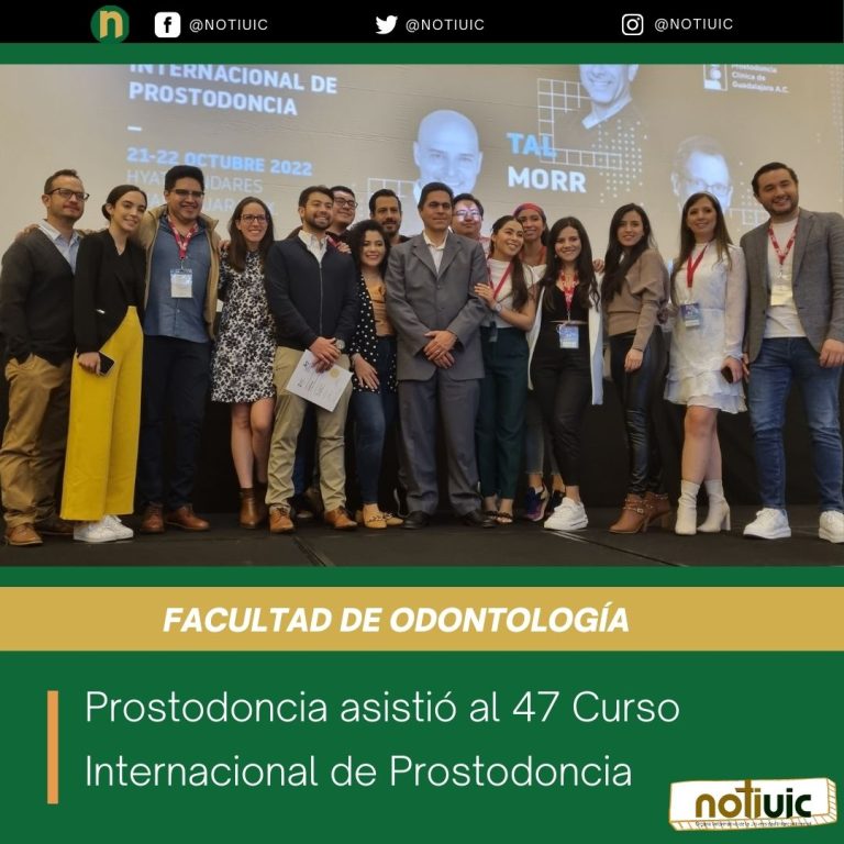 Prostodoncia asistió al 47 Curso Internacional de Prostodoncia